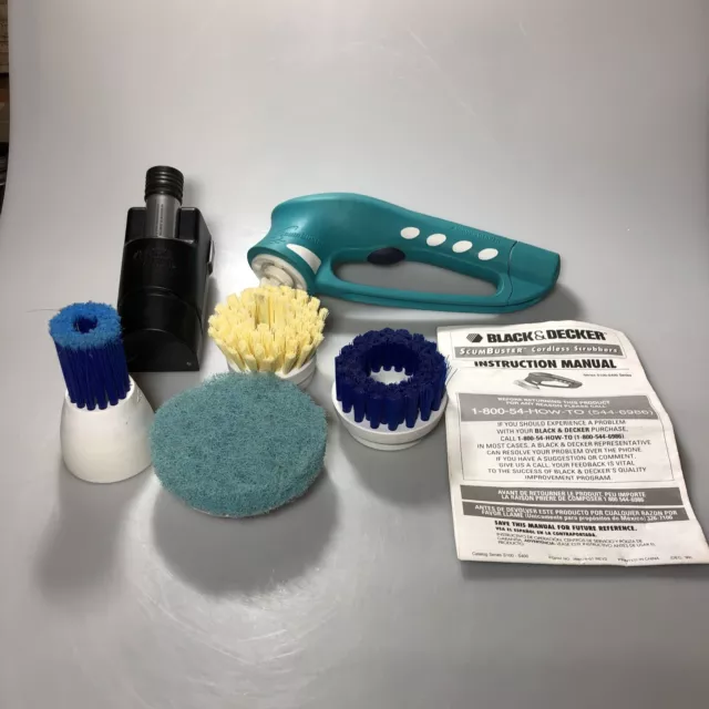 Black & Decker ScumBuster Cordless Power Scrubber SB600 Kit With