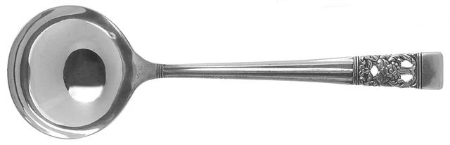 Oneida Silver Coronation  Bouillon Soup Spoon 490895