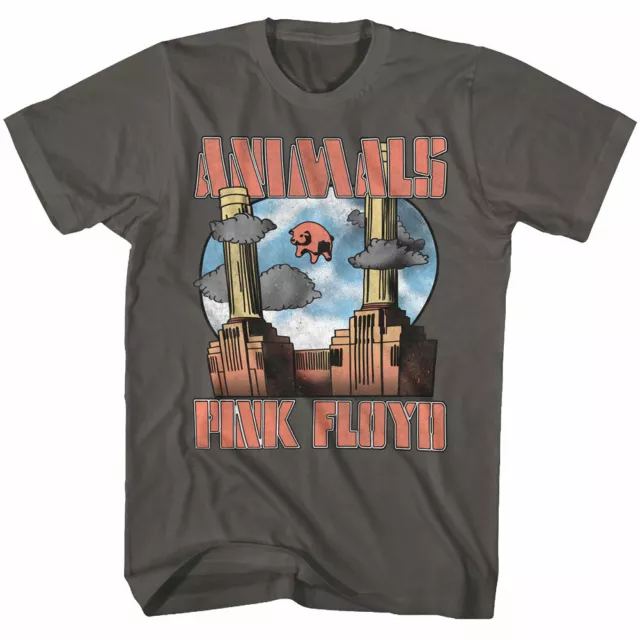 PINK FLOYD ANIMALS Men's T-Shirt Floating Pig Rock Band OFFICIAL $24.64 ...