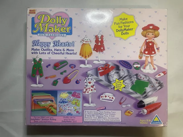 MAGIC MAKER DOLLY Maker Boutique Oven Vintage 1995 Toymax With