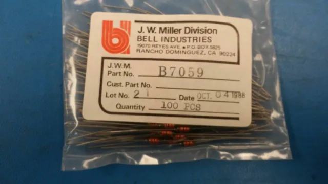 (10 pièces) Fusibles réinitialisables B7059 JW MILLER - PPTC