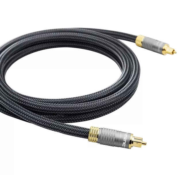 Ultra Premium Toslink Optical Fibre Cable Gold Plated 5.1 7.1 7.2 Digital Audio