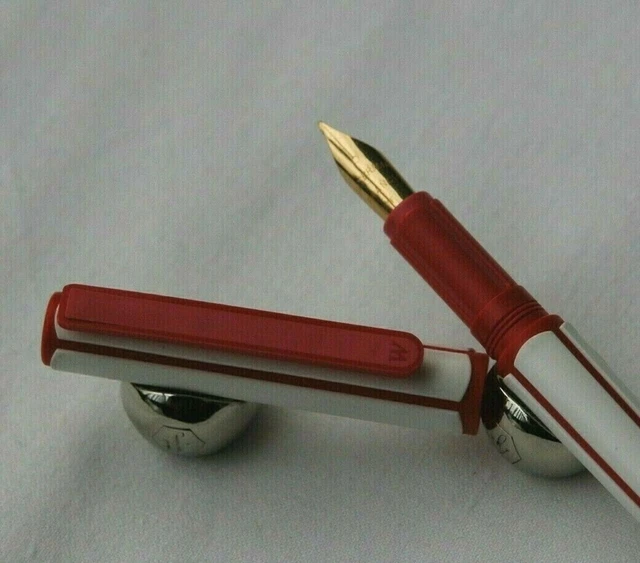 Stylo Plume Waterman Vintage Années 70/80 - Jaune Et Vert - Neuf De Stock Jamais Utilisé