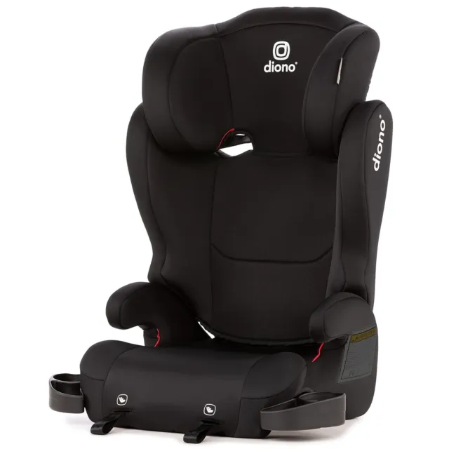 New Diono Cambria 2 XL Dual Latch 2-in-1 Booster Seat, Black, w/warranty