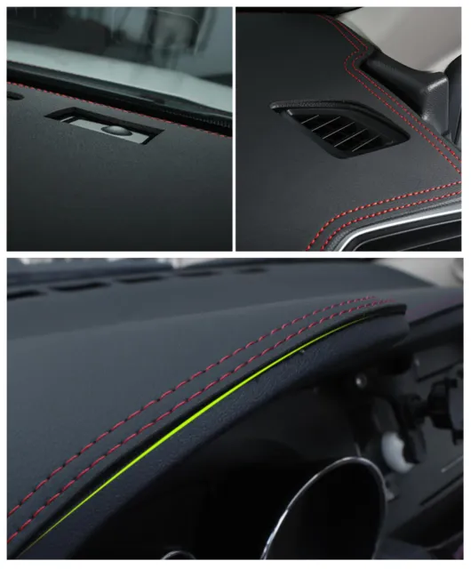 Leather Car Dashboard Cover Dash Pretector Mat For Toyota C-HR CHR 2017-2022 3