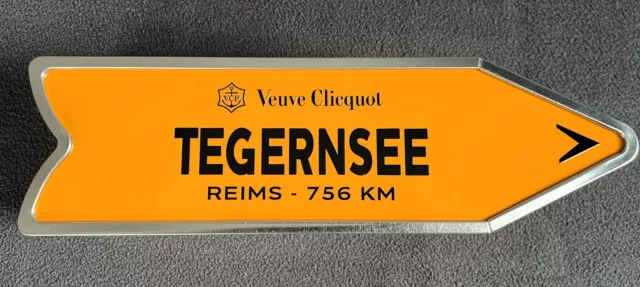 VEUVE CLICQUOT PERSONALISIERT „TEGERNSEE“ LIMITED EDITION ARROW‟ / Pfeil