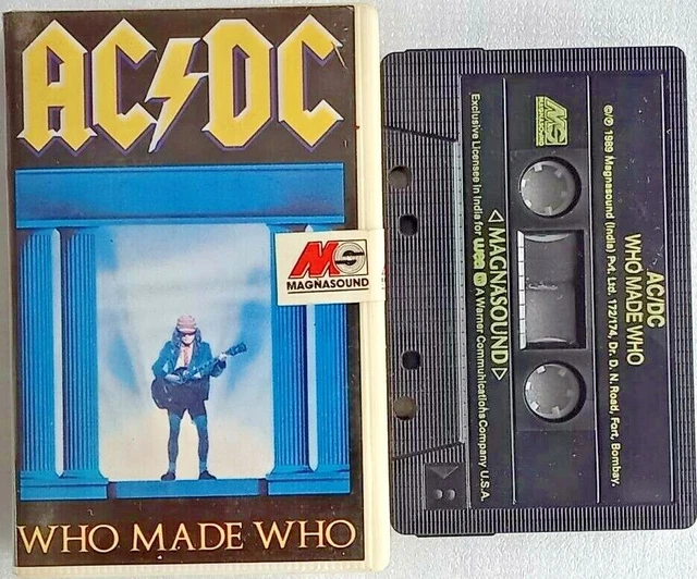 AC/DC: WHO MADE Who, Rare India Made Cassette Tape Album EUR 292,42 ...