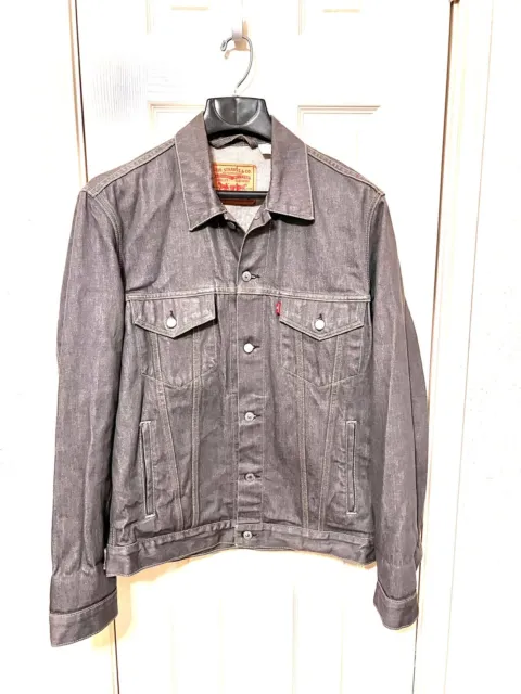 Levi Strauss & Co. Men’s Sz XL Gray 100% Cotton  70797  Denim Jacket