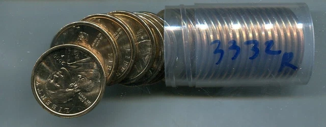 2000 P $25 Sacagawea Dollar 25 Coin Original Roll Ch Bu