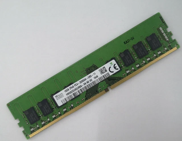 Hynix RAM 16GB 1Rx8 PC4-25600 DIMM DDR4 3200MHz Non