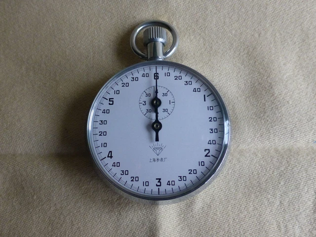 Diamond Shanghai mechanische Stoppuhr 6 Sekunden pro Umdrehung Größe ¢ 65x50x16mm