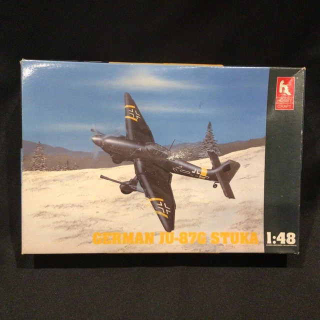 Vintage HobbyCraft GERMAN JU-87G STUKA 1:48 Aircraft Model Kit #HC1515