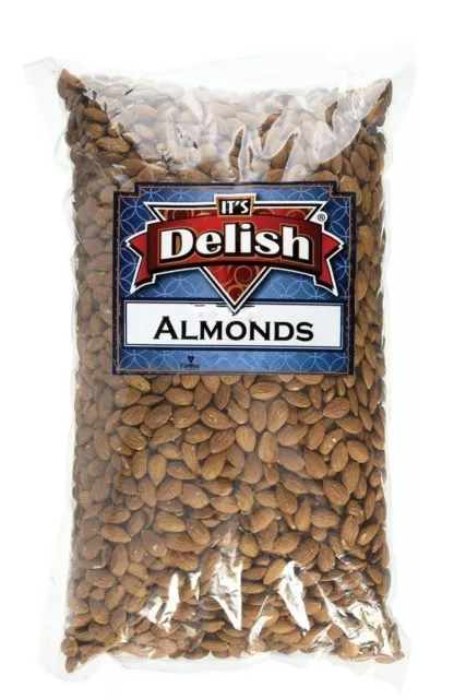 Gourmet Whole Almonds Roasted Unsalted by Its Delish