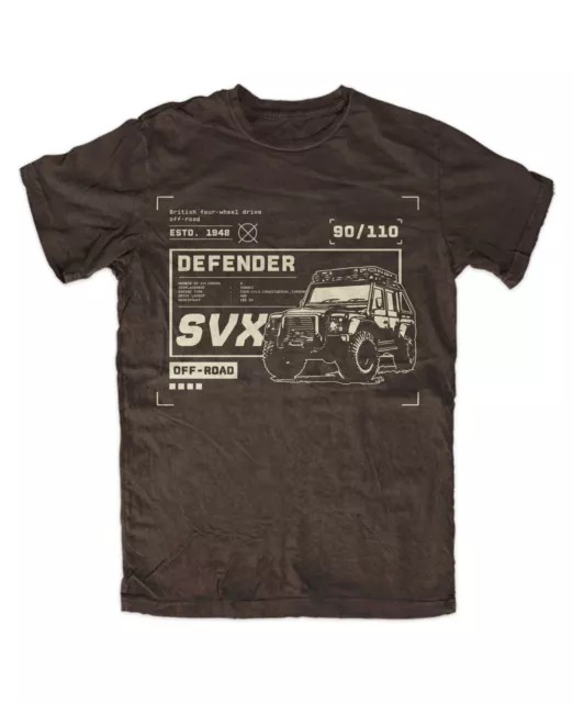 Landi Legende  2 T-Shirt BRAUN  4x4Off-Road,Fun,Frontier,Defender,Willys,