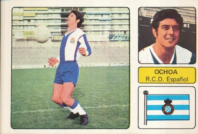 Miguel Angel Ochoa Vaca # Rcd.espanol Cromo Card Campeonato De Liga 1973-74 Fher