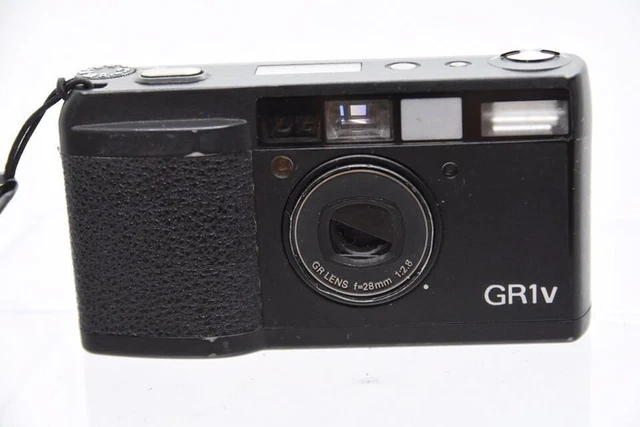 Ricoh GR1v Date Black 35mm Film Camera From JP