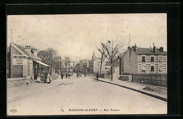 CPA Maisons-Alfort, Rue Pasteur