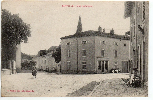 EINVILLE - Meurthe et Moselle - CPA 54 - une rue du village