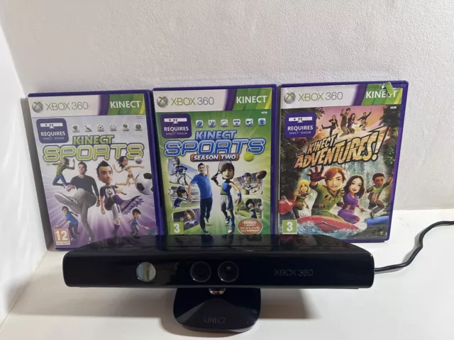 MICROSOFT Xbox 360 Kinect Sensor Bundle with 3 Games