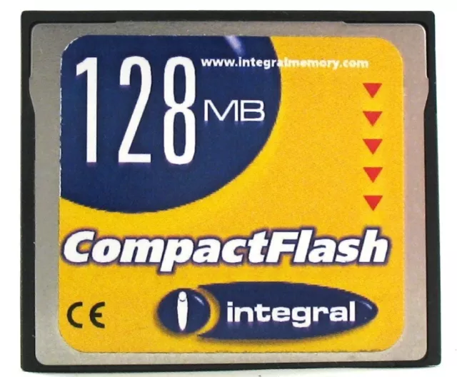 128Mb Integral Cf Compactflash Compact Flash Card 128 M B Low Capacity