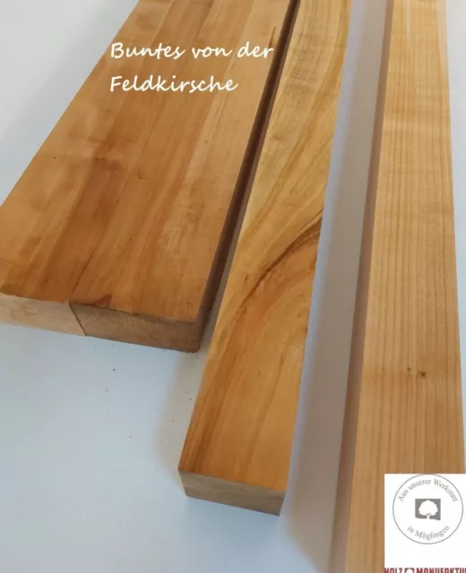 Holzzuschnitt Massivholz Holzbrett Bohle Kirschbaum europäisch DIY Bastelholz