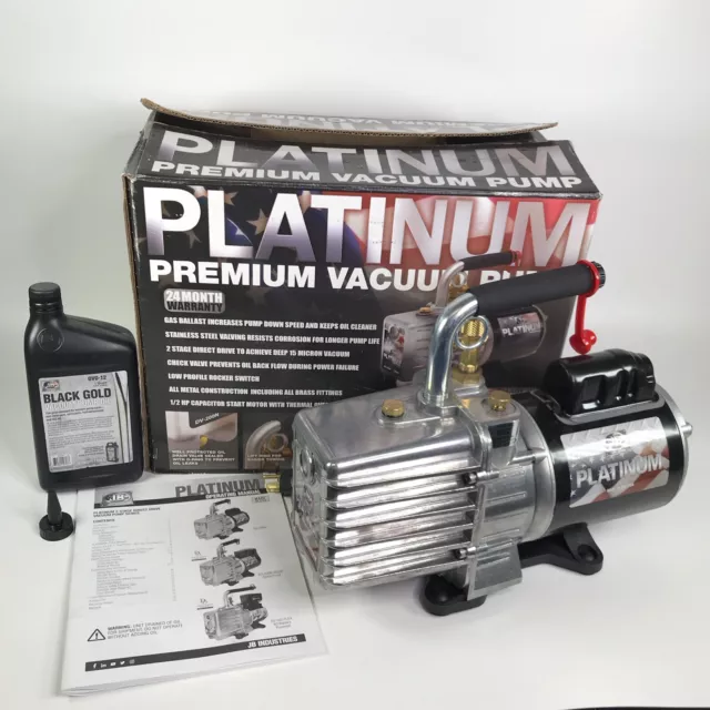 NEW JB Industries DV-285N Platinum 2-Stage 10CFM Vacuum Pump