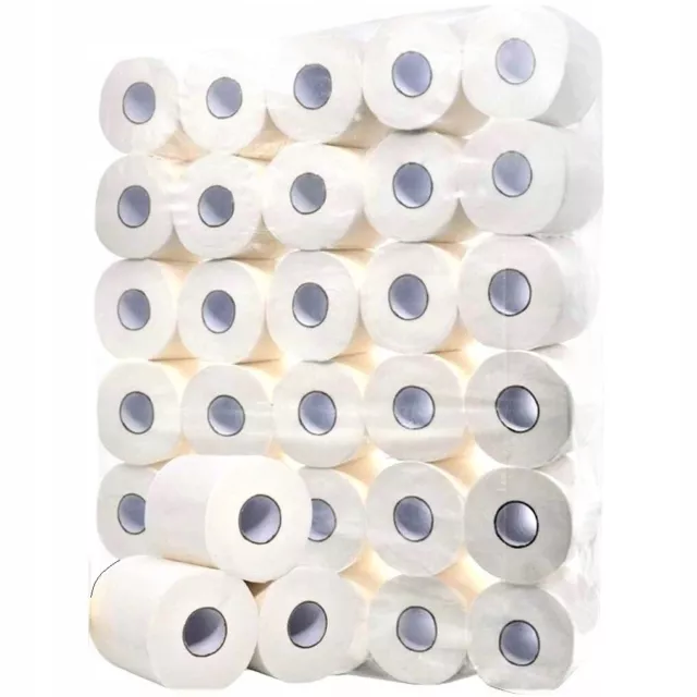 64 Rollen Toilettenpapier  Klopapier WC-Papier 3-lagig 250 Blatt Zellstoff 🧻👈