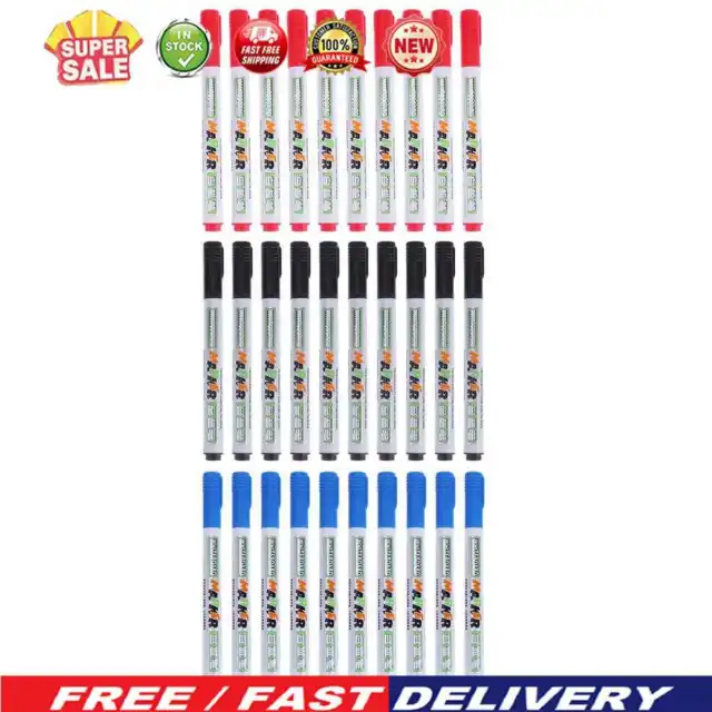 10pcs Quick-Drying Erasable Whiteboard Pen DIY Marker Pen for Kids Drawing