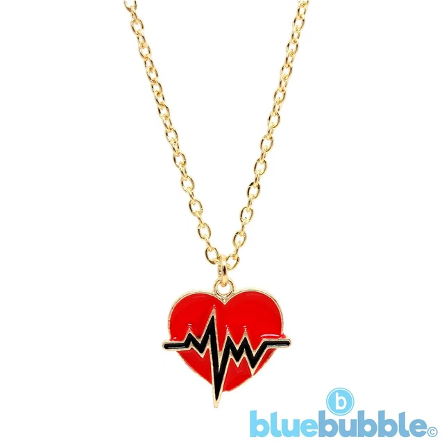 Bluebubble ICE ICE BABY Necklace – Clear Resin Cocktail Charm, 18" Silver Plated Chain