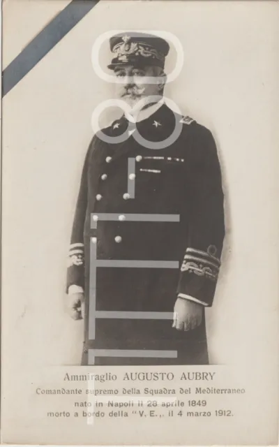 Ammiraglio Augusto Aubry Comandante Squadra Mediterraneo Marina