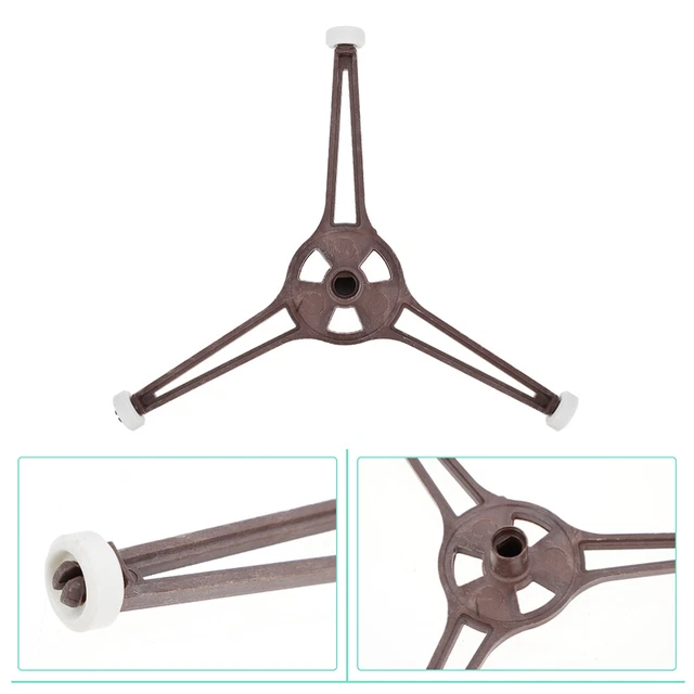 EMSea 5pcs Accoppiatore Vassoio Rotante per Forno a Microonde Supporto Guida Rullo Forno Vassoi di Vetro Accoppiamento di azionamento Sostituzione Parte di Riparazione