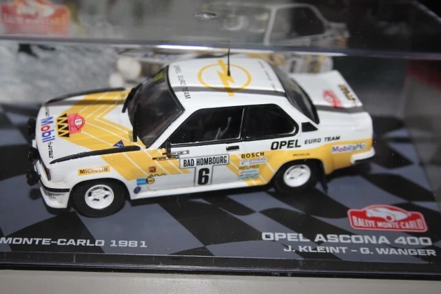 OPEL ASCONA 400 RALLYE MONTE CARLO 1981 KULLÃ„NG ALTAYA 1:43 de ref