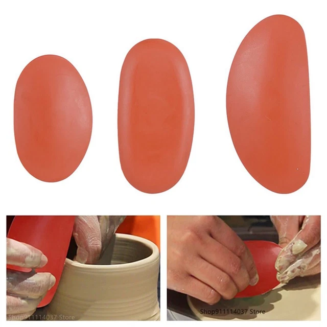 spéciaux Outils de façonnage de sculpture Grattoir à l'argile de poterie rouge