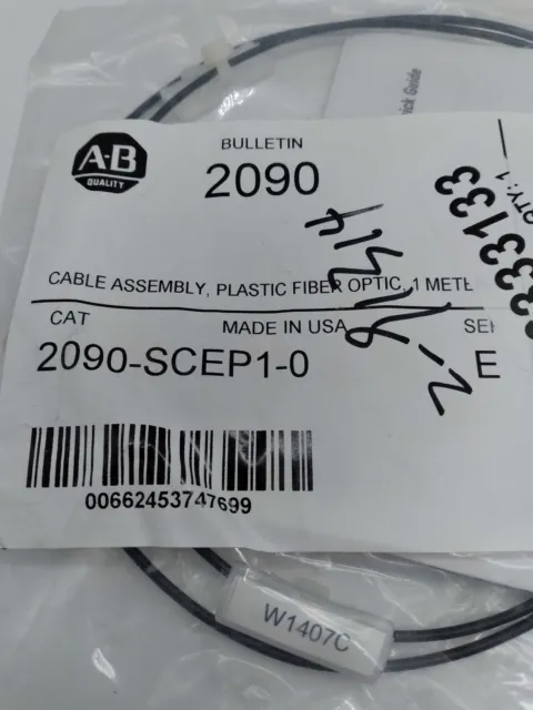 ALLEN BRADLEY 2090-SCEP1-0/E Fiber Optic Cable, 1 m (39 in), Ser. E