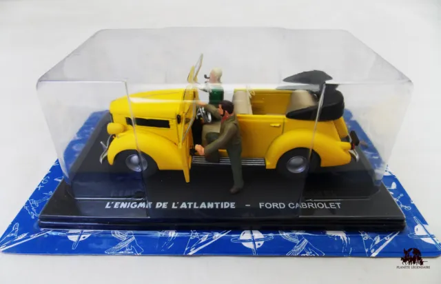 Miniature Voiture Blake et Mortimer L'Enigme de l'Atlantide Ford Cabriolet