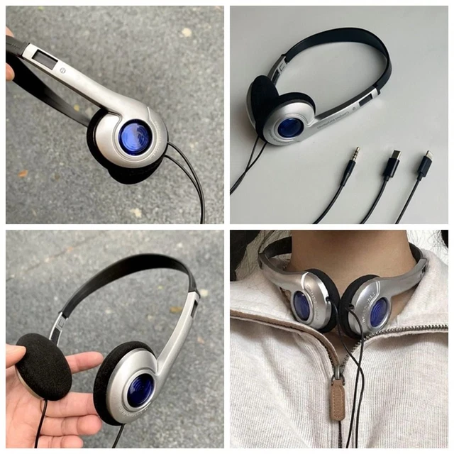 Retro wired headphones deals