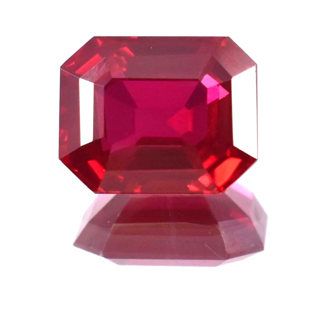 1 paire de pierres précieuses en vrac taille émeraude rubis rouge sang du Mozambique naturel AAA + (certifié GIT) toutes les tailles disponibles - France