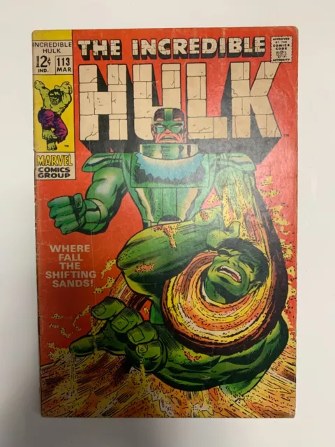 Marvel Comics. The Incredible Hulk. # 113. 1969.  Sandman