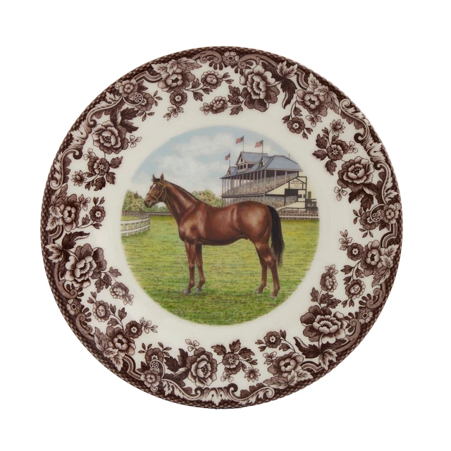 Spode Woodland Dinner Plate 10.5 Inch (Thoroughbred)
