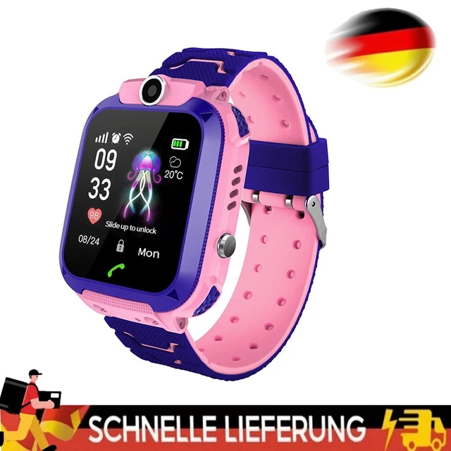 Smartwatch Für Kinder Mit 4G, GPS & SOS-Funktion – Wasserdicht, Mit Videoanrufen, Schulmodus, Für Jungen & Mädchen 5–14 Jahre