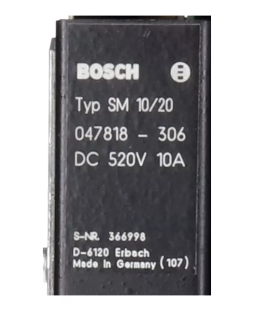 Bosch SM 10/20 047818-306 DC 520V 10A Servo Module Servo Modules 2