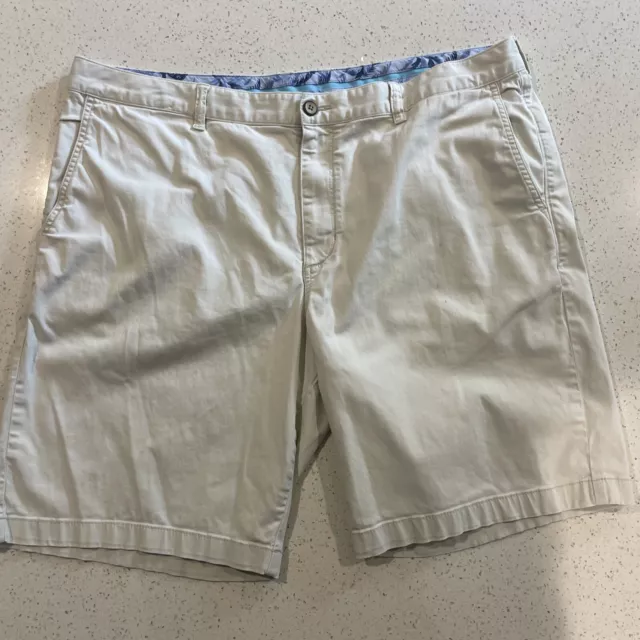 TOMMY BAHAMA MEN'S Tencel Cotton Stretch Shorts Relax Beige Size 40 $19 ...