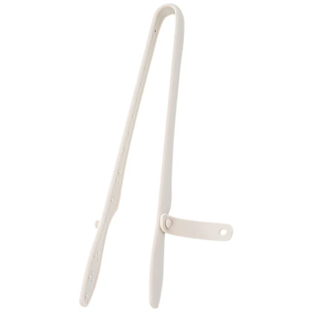 Pinzas de carne frita gel de sílice clips de cocina mini pinzas puntas de silicona beige