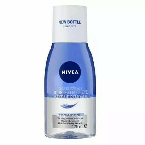 Nivea Daily Essentials Double Effect Eye Make-Up Remover 125ml FREE DELIVERY