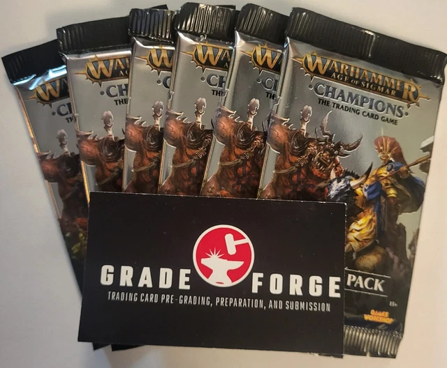 warhammer champions booster box Something different, part 1, Recently came across these #warhammerchampions cards. Not really a game we have ever looked at playing but the artwork is pretty cool. So as bit of fun, we have done some The vibrant imprint is 100% show through to the backside with a long lasting color Warhammer Age of Sigmar Champions