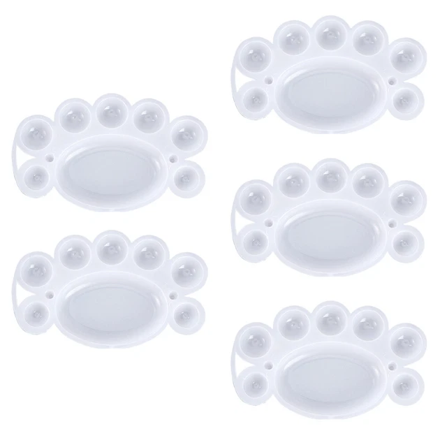 5 stücke Kunststoff Paint Tray für Kinder Kinder Malerei DIY Kunstprojekt Handwe