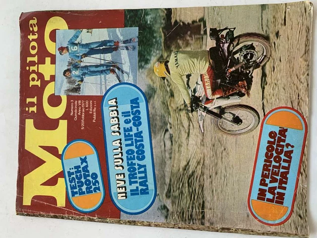 Il Pilota Moto 5-20 Febbraio 1977 Puch Rotax 250 Mehani-Hito 125