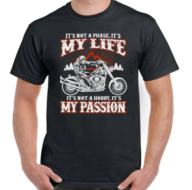 Its Not A Phase Mens Funny Biker T-Shirt Motorbike Motorcycle Bike