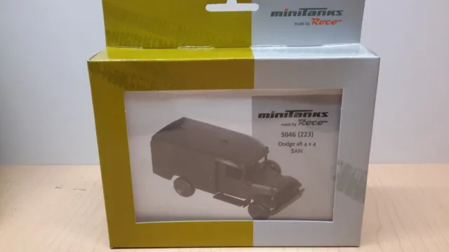 HO Scale ROCO Minitanks DODGE M37 4X4 SAN KIT ITEM #5046 NEW IN BOX (223)