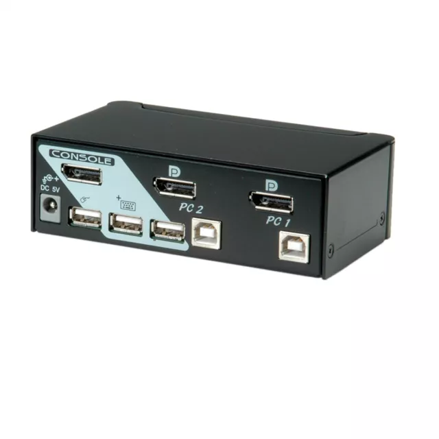 Switch KVM USB 2.0 DisplayPort, 1 utente - 2 PC 2